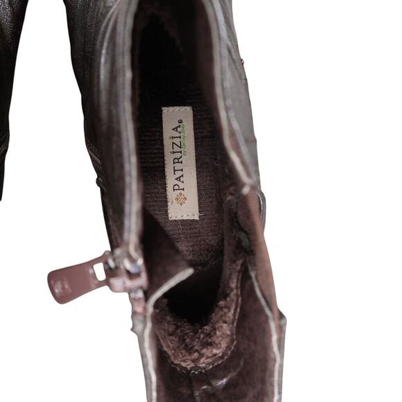 Spring Step Shoes Womens 39 Patrizia Bootie Block Heel Slouchy Leather Fashion - Picture 9 of 16